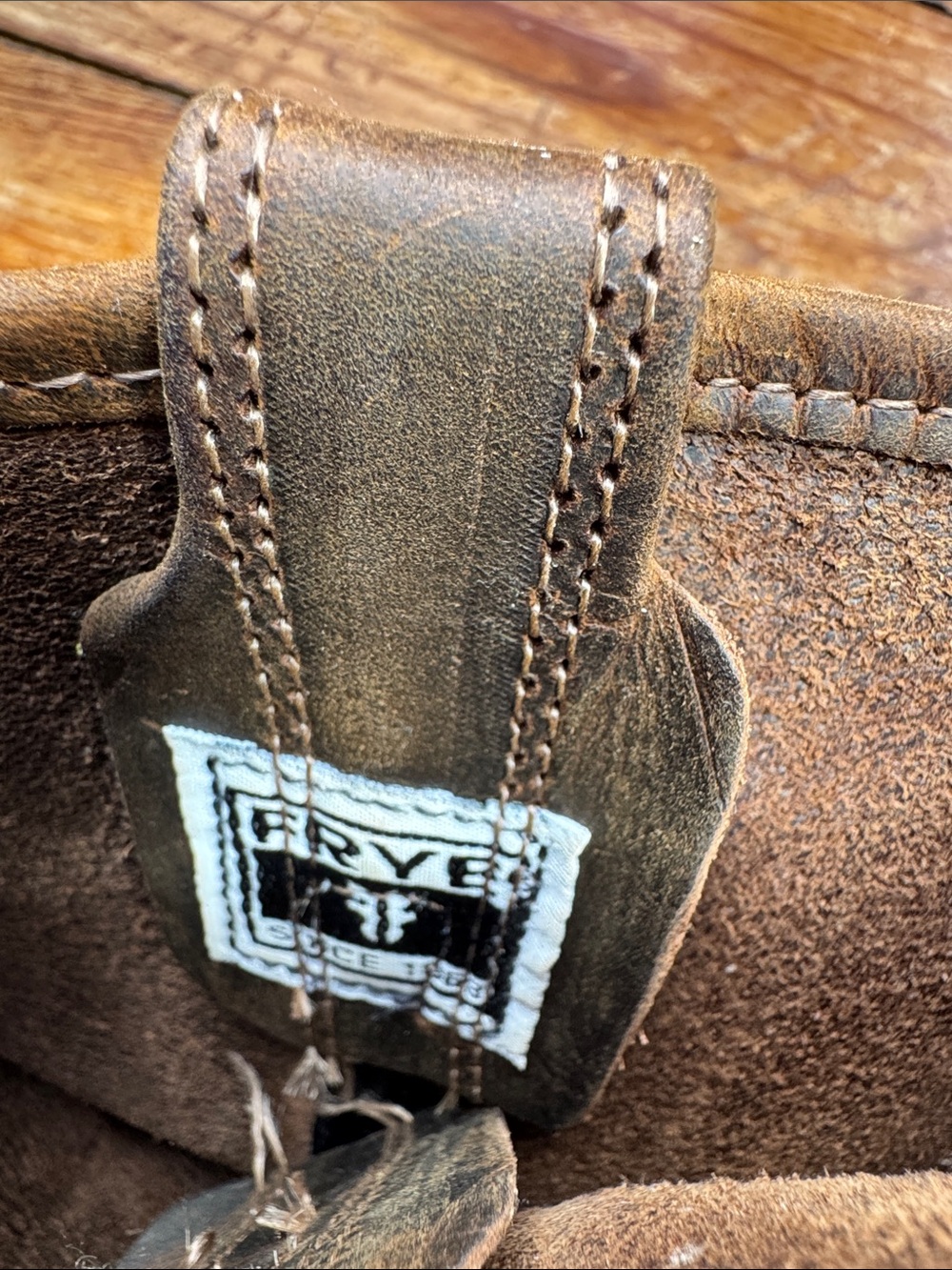 Brown Leather Frye Harness Women’s Boot size 7 - Picture 7 of 8